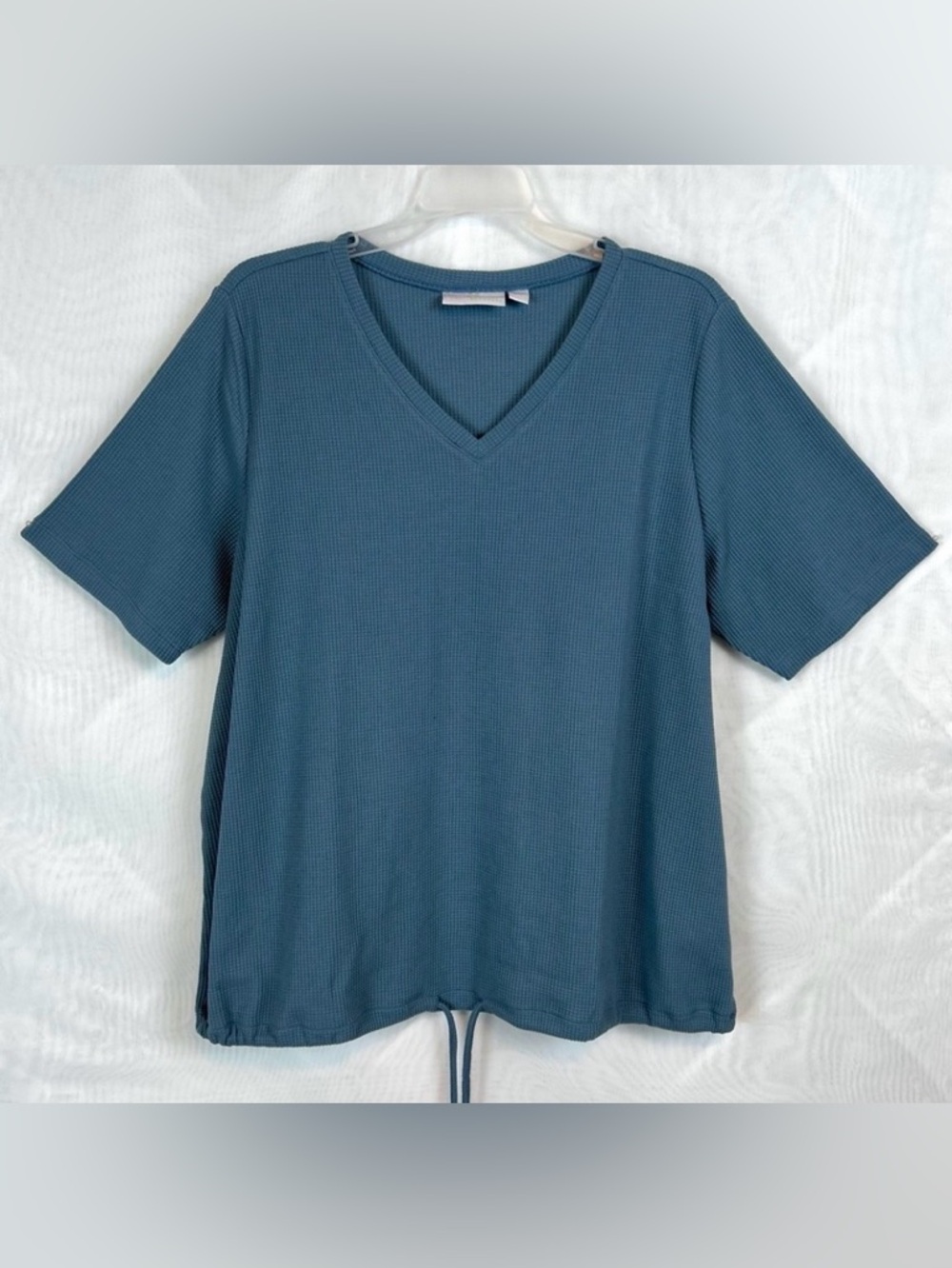 NWT QVC Belle by Kim Gravel Pullover Short Sleeve Top / Size XS